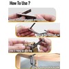 sayram ST5 Titanium Purse Hook for Table – Foldable Bag