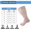 3 Pack Plus Size Compression Socks for Women and Men,