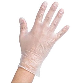 Vinyl Gloves Disposable Powder Free, 200 Gloves, 2 Boxes of 100 Each, Extra Large Size