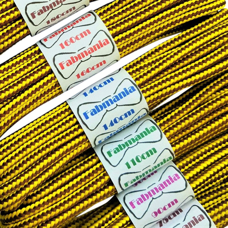 Fabmania 4mm Yellow and Brown Stripes 90cm - Replacements