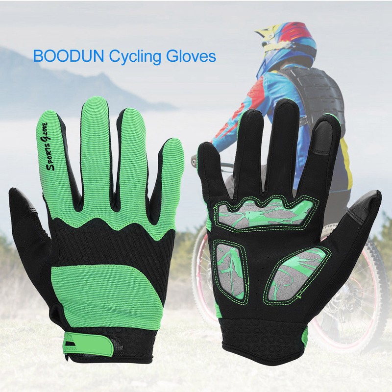 BOODUN Winter Cycling Full Finger Gloves Touch Screen Warm Windproof