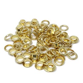 BIG-SAM - Ösen mit Scheiben - 4/5/8/11 oder 14mm in Gold (8mm)