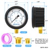 MEANLIN MEASURE 0~100Psi Stainless Steel 1/4" NPT 2.5" FACE DIAL