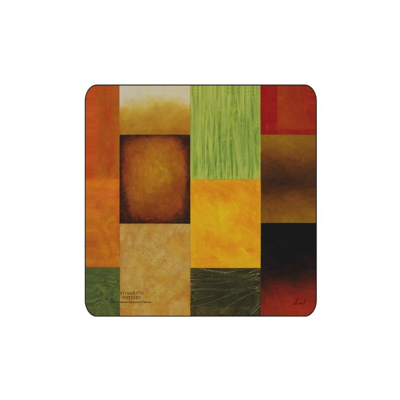 Plymouth Pottery - Majestic Coasters - Set of 6