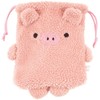 Skater Pompon's Pig Baby Pig Drawstring Bag