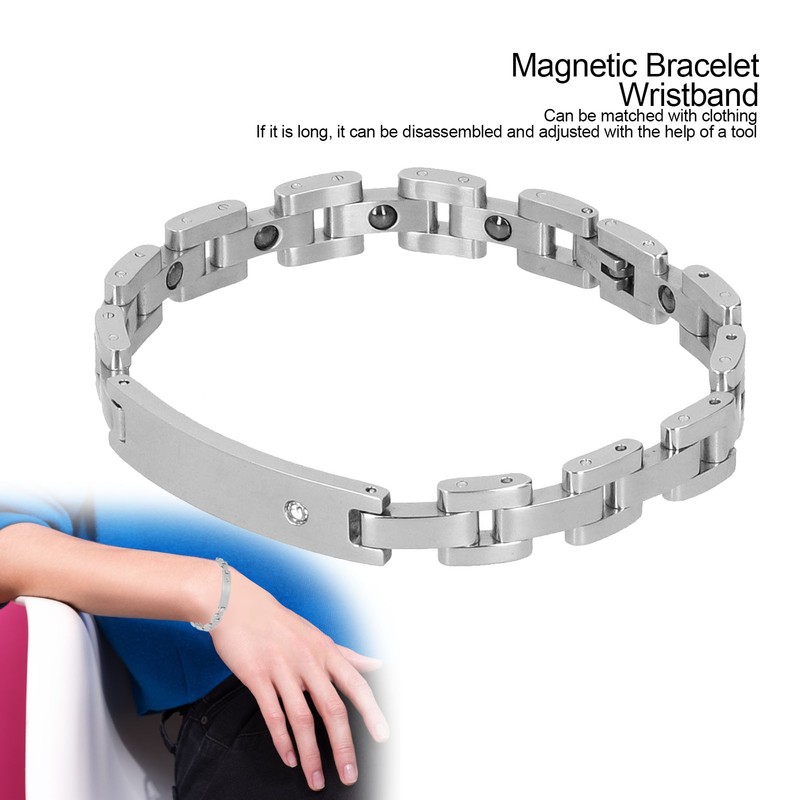 Women Magnetic Therapy Bracelet Fatigue Relief Help Sleep Bracelet Jewelry