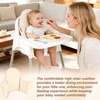 Lomgwumy for IKEA High Chair Cushion, Double-Layered Antilope High Chair