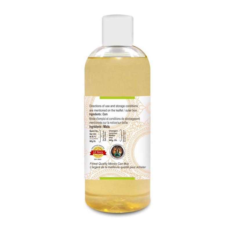 Greenwood Essential Pure Corn Oil (Zea Mays) Natural Therapeutic Quality