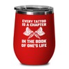 Tattoo Artist Red Edition Wine Tumbler 12oz - Every tattoo