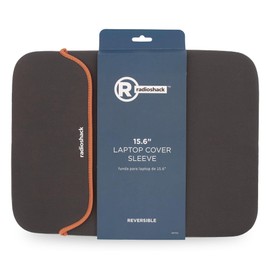 RadioShack Laptop Sleeve, 15.6 Inch, Reversible Slim Laptop Carrying Case Provides Versatile Protection for 15.6-Inch Laptops and Tablets with Capacity for Multiple Devices