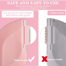 21 Pieces Facial Razors for Women Face Dermaplane Tool Eyebrow Facial Razors for Women Eyebrow Trimmer Shaper Shaver Exfoliating Dermaplaning Tool Leaves Shaped Design