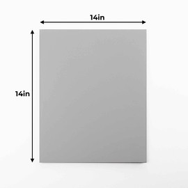14x14 White Foam Boards 3/16" White Foam Core for Picture Frame Backings & Craft Projects Pack of 10