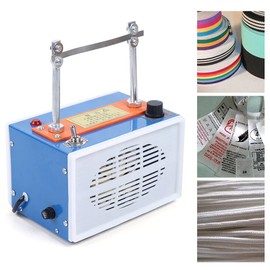 Gdrasuya10 110V 35W Electric Rope Cutter Hot Knife Fabric Cutter Foam Ribbon Webbing Cutter Machine 50-300℃ Fast Heat Hot Knife Thermal Blade Tape Cut Foam Cutter Webbing Belting Machine
