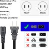 For Hisense AC Power Cord Cable For Hisense 75H6510G 75A6H