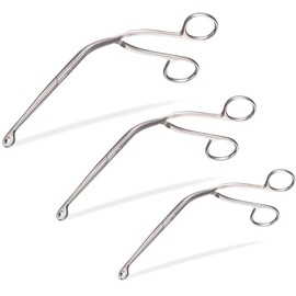 AAProTools Magill Forceps 6" + 8" + 10" (Infant + Child + Adult) ENT Anesthesia Instruments EMT EMS Supplies, Long Forceps, Stainless Steel Supplies