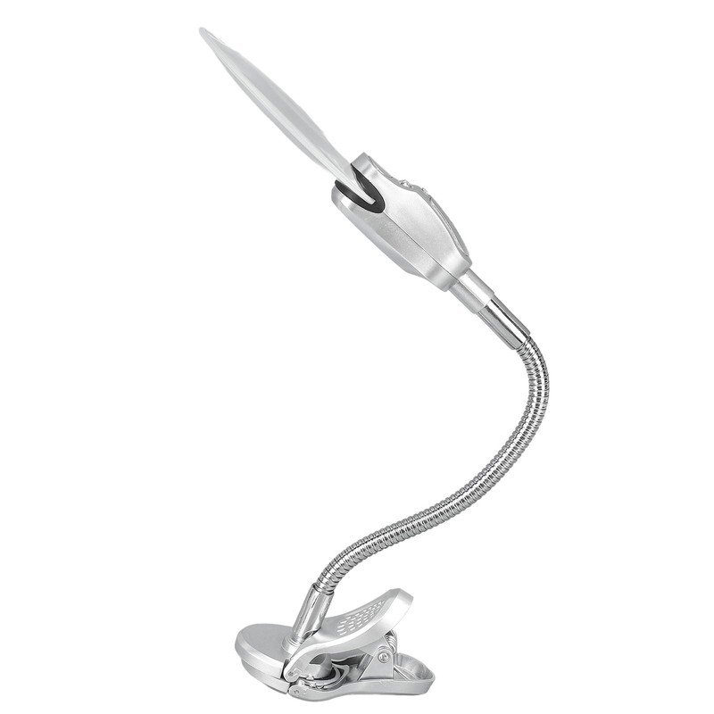 Magnifying Glass with Light Adjustable Flexible Gooseneck Clip On Magnifying