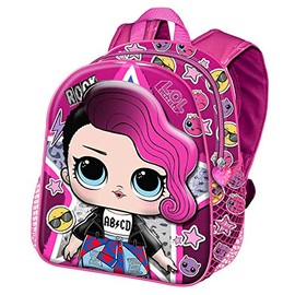 KARACTERMANIA Baby Girl 3D Backpack (Small) Daypack, Multicoloured, One Size, One Size, multi-coloured, casual