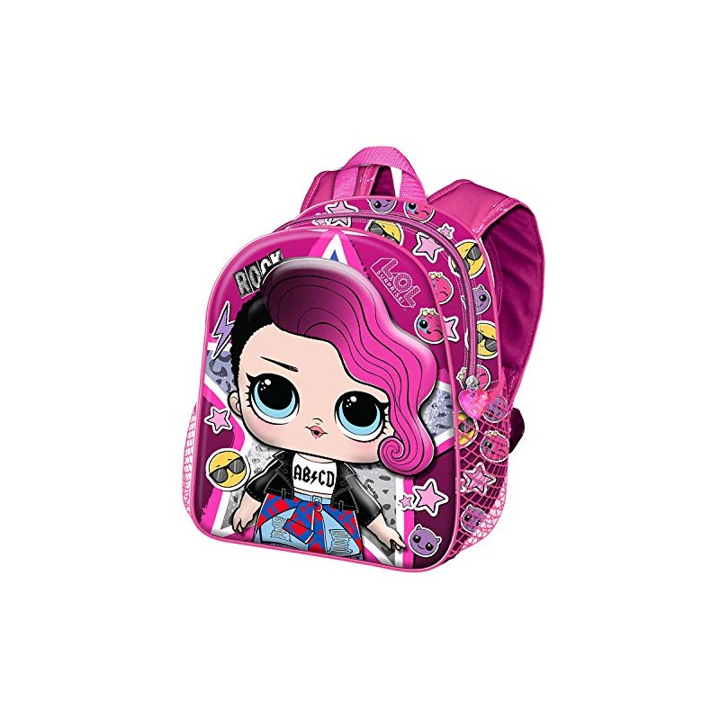 KARACTERMANIA Baby Girl 3D Backpack (Small) Daypack, Multicoloured, One Size,