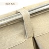 DriftAway Pinch Pleat Valance for Kitchen Window Blackout Faux Linen