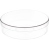 Pioneer Plastics 175C Clear Round Plastic Container, 6" W x