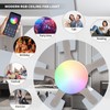 FUMLTP Ceiling Fans with Lights, 54inch RGB Low Profile Ceiling
