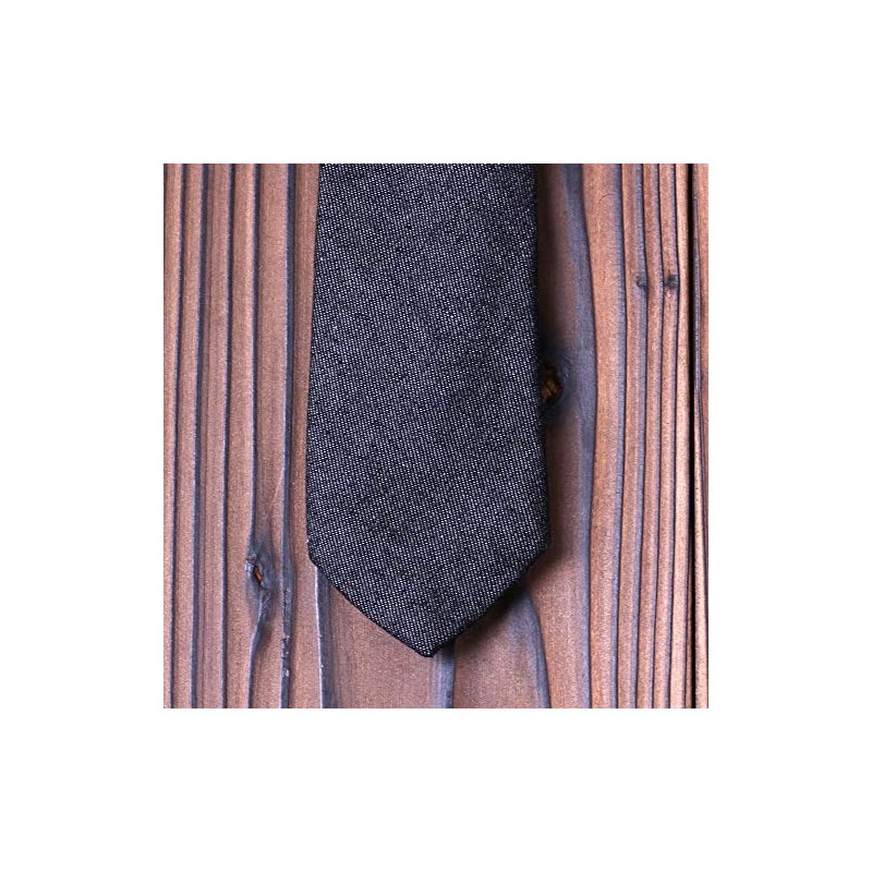 Atelier 365 Denim Collar Necktie, Stylish with Remote Work, Business
