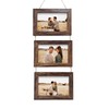 Rexllon 4x6 Wall Hanging Picture Frames Collage with 3 Opening