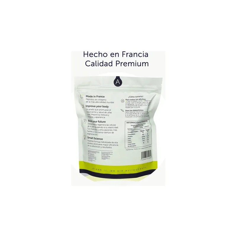 Colágeno Hidrolizado Astroonaut Premium, Superior 250g