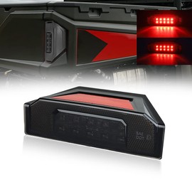 1Pcs UTV Ranger Tail Light Red LED Rear Brake Stop Lamp Tail Light Assembly #2412774 for Polaris Ranger 570 Full Size XP 900 RGR GENERAL 1000 2015-2021(fit Left & Right Side） (Black)