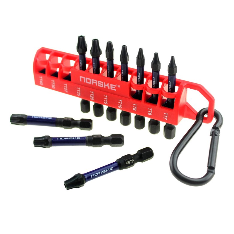 Norske Tools NIBPI616 2" Assorted Torx Tamper Proof Security Torx