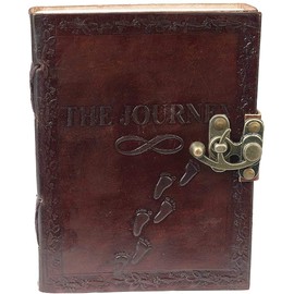 ALASKA EXPORTS - Leather Notebook Classic Spiral Bound Refillable Journal Sketchbook Gifts with Unlined Travel Journals for Writing for Girls and Boys (The Travel)