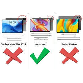 Kepuch Custer Case for Teclast T50 11 Inch Smart PU Leather Protective Case Cover for Teclast T50 11 Inch - Red