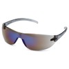 Pyramex Alair Safety Eyewear, Blue Mirror Lens With Blue Mirror Frame