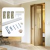 LANMIERT Bifold Door Hardware with Track, 36-Inch Bi-fold Closet Door