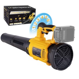 Cordless Leaf Blower Fit for Dewalt, 650 CFM Electric Handheld Leaf Blower, with Brushless Motor Built-in Protection Device, Variable Speed, Turbo Mode, for Driveway Lawn Care, Yard, Snow(Tool ONLY)