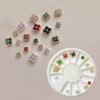 Nail art luxury zircon four leaf clover parts 12p set-WFHTRVY / 네일아트 럭셔리 지르콘 네잎클로버 파츠 12p 세트-WFHTRVY