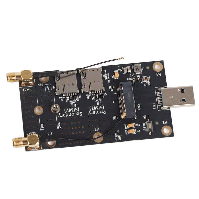 NGFF M.2 to USB3.0 Adapter Dual SIM Card Slot LTE