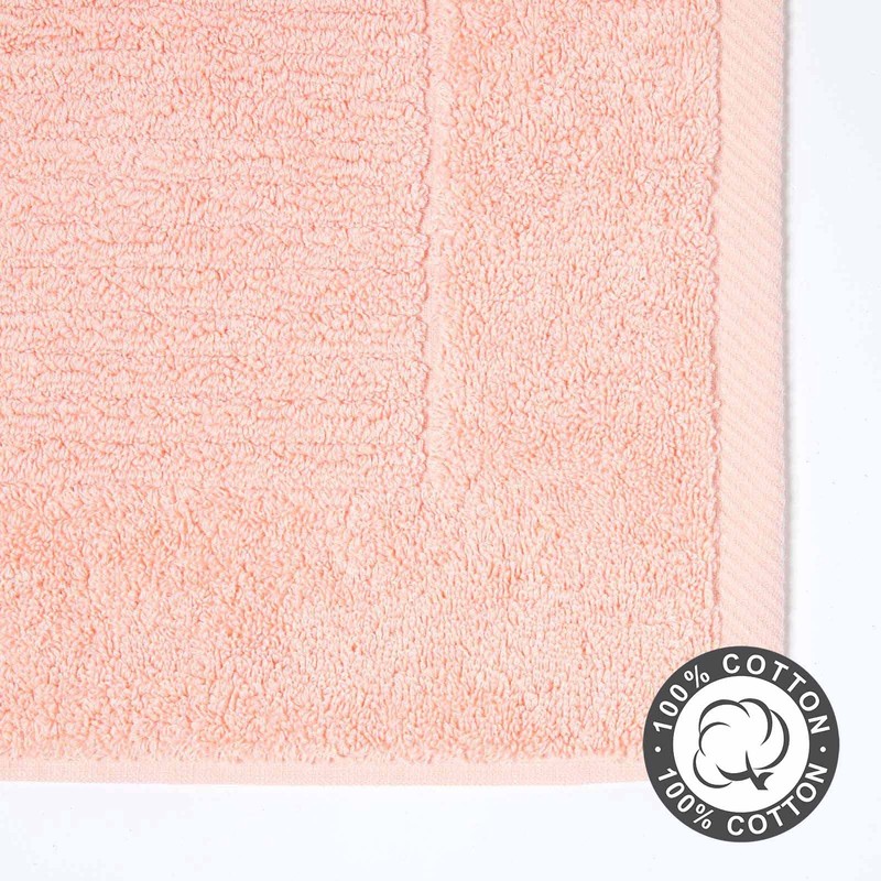 HOMESCAPES Imperial Plain Bath Mat 50 x 80 cm -