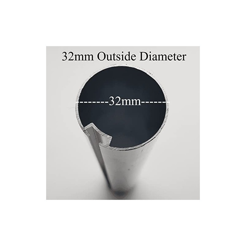 32mm Louvolite Roller Blind Sidewinder (White - Blue Pin (Up