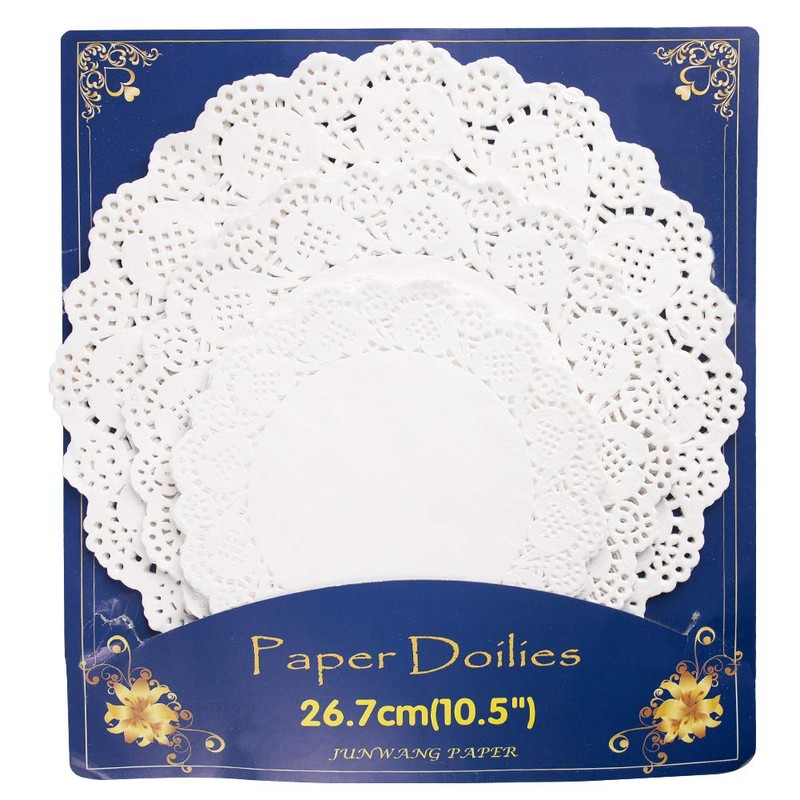 HAKSEN 108 PCS Paper Lace Doilies Combo, Pack 36 Each