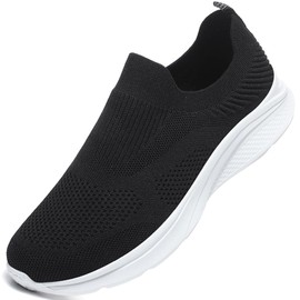 Tenis para Hombre Zapatos de Malla Transpirable Zapatillas de Deporte Casuales Zapatos de Caminata Ligeros y Antideslizantes                          