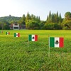 Newperlite Mexico Stick Flag Mexican Small Mini Hand Held Flags