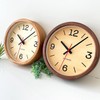 KATOMOKU Muku Clock 20 Oak Wall Clock, Continuous Second Hand,