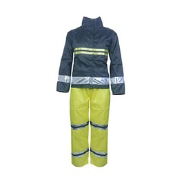 HENBRANDT Children’s Fireman Fire Fighter Fancy Dress Costume Size Large Ages 10-12 Boys and Girls Firefighter Outfit for Kids