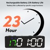 Mini Portable Gym Timer Clock, Large LED Digital Display Screen,