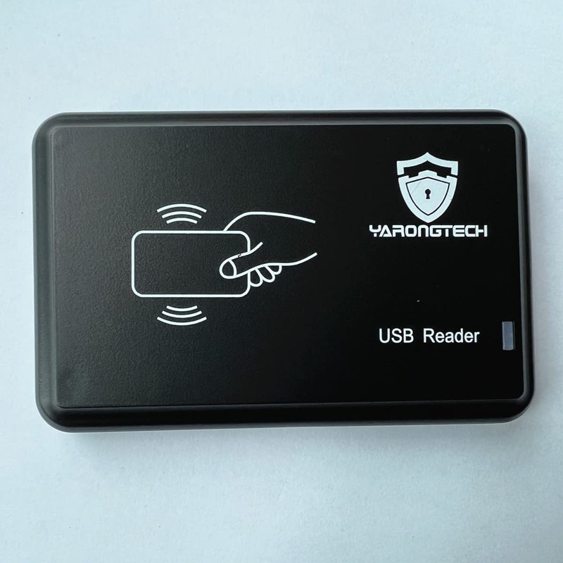 YARONGTECH RFID Card Reader,EM4100 Desktop id 125khz Reader (10D)