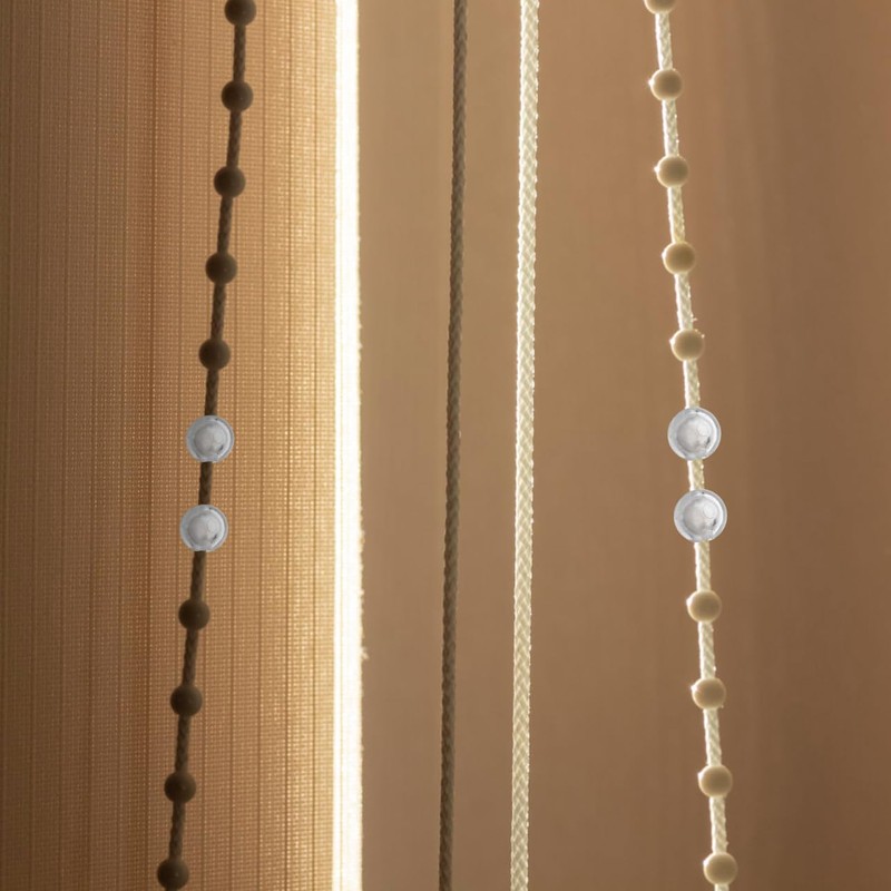 Kichvoe Beaded Chain Stops 25pcs Clear Blind Shade Bead Stops