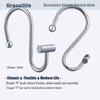 Gracelife Shower Curtain Hooks,Set of 12 Rust Resistant Metal Shower