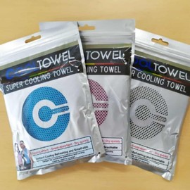 Sports Cool Towel (Gray) Swim Towel exercise towel 2ea