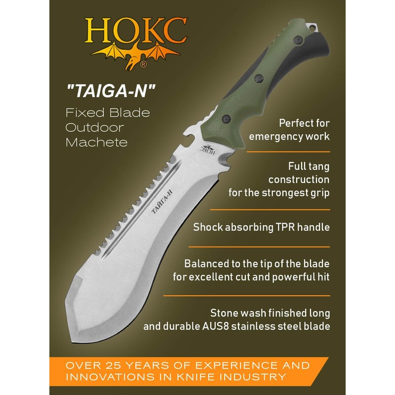 НОКС HOKC NOKS Tactical machete Taiga-N | 812-080621